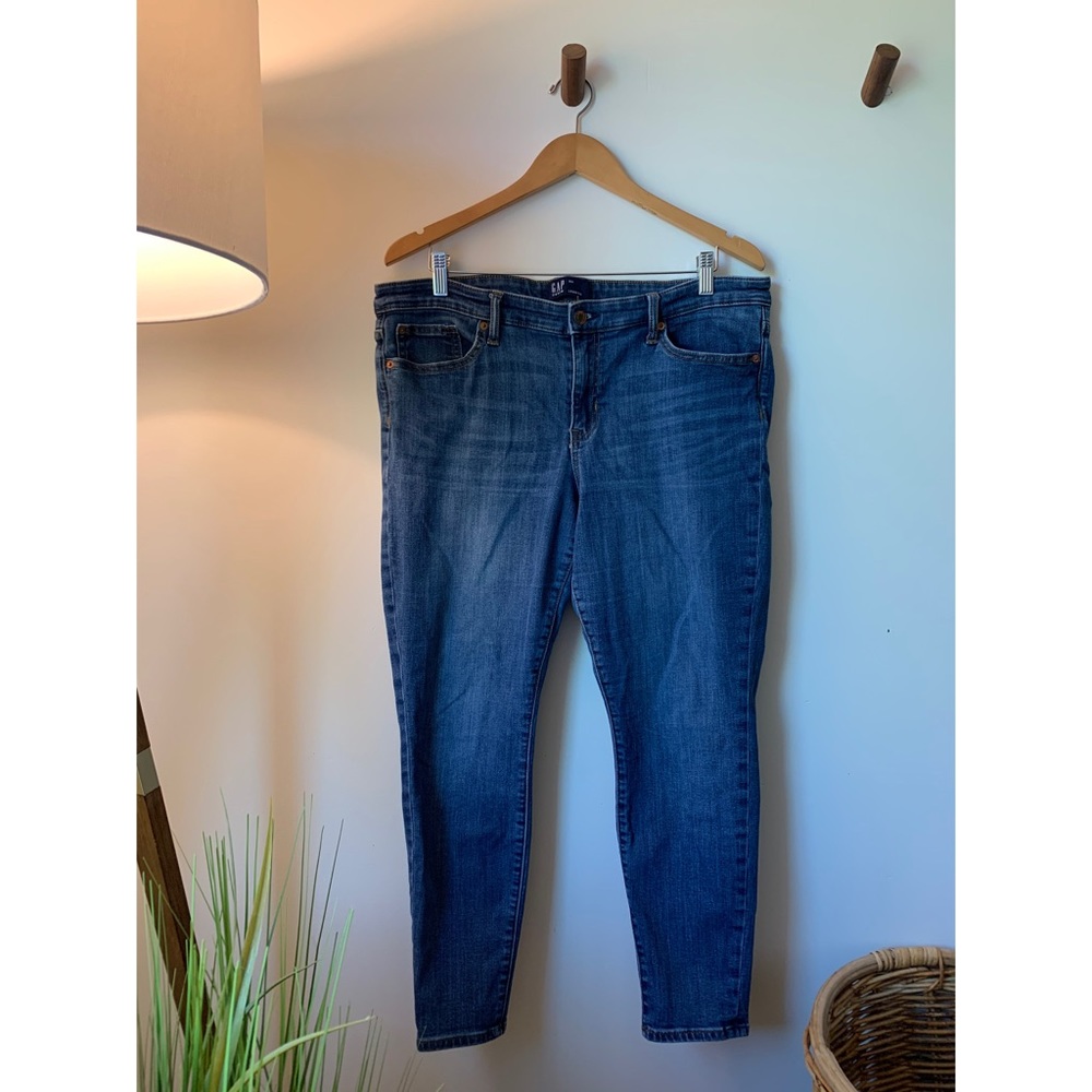 GAP Denim Skinny Ankle Jeans